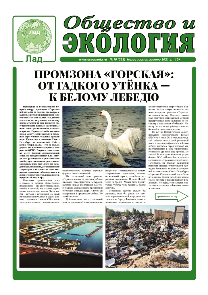 Gorskay Ecogazeta 14 12 2021 № 10 ( 233) 1