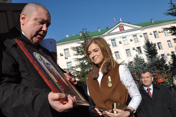 Освящение часовни в честь Царской Семьи и бюста Императора Николая