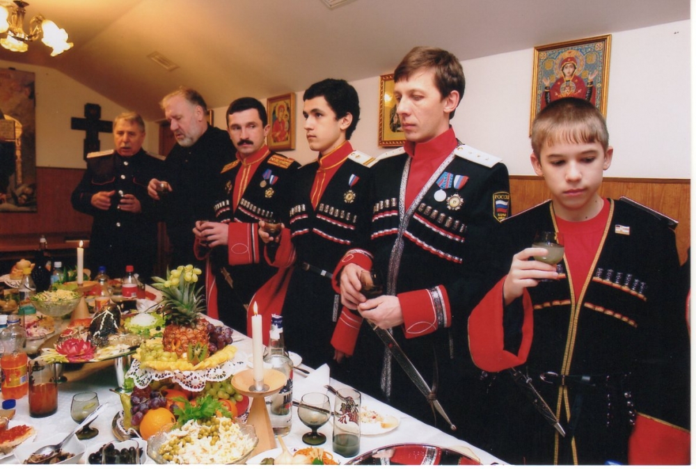 Картинка казачье застолье